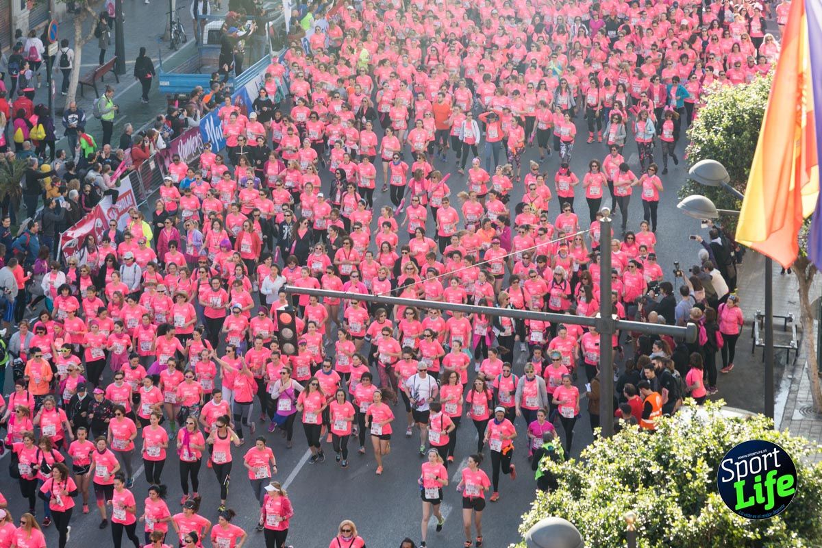 Carrera de la mujer Valencia 2018_ambiente salida