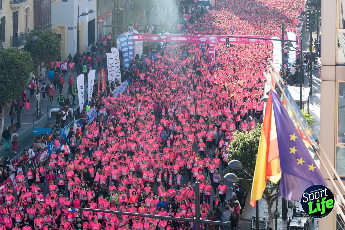 Carrera de la mujer Valencia 2018_ambiente salida