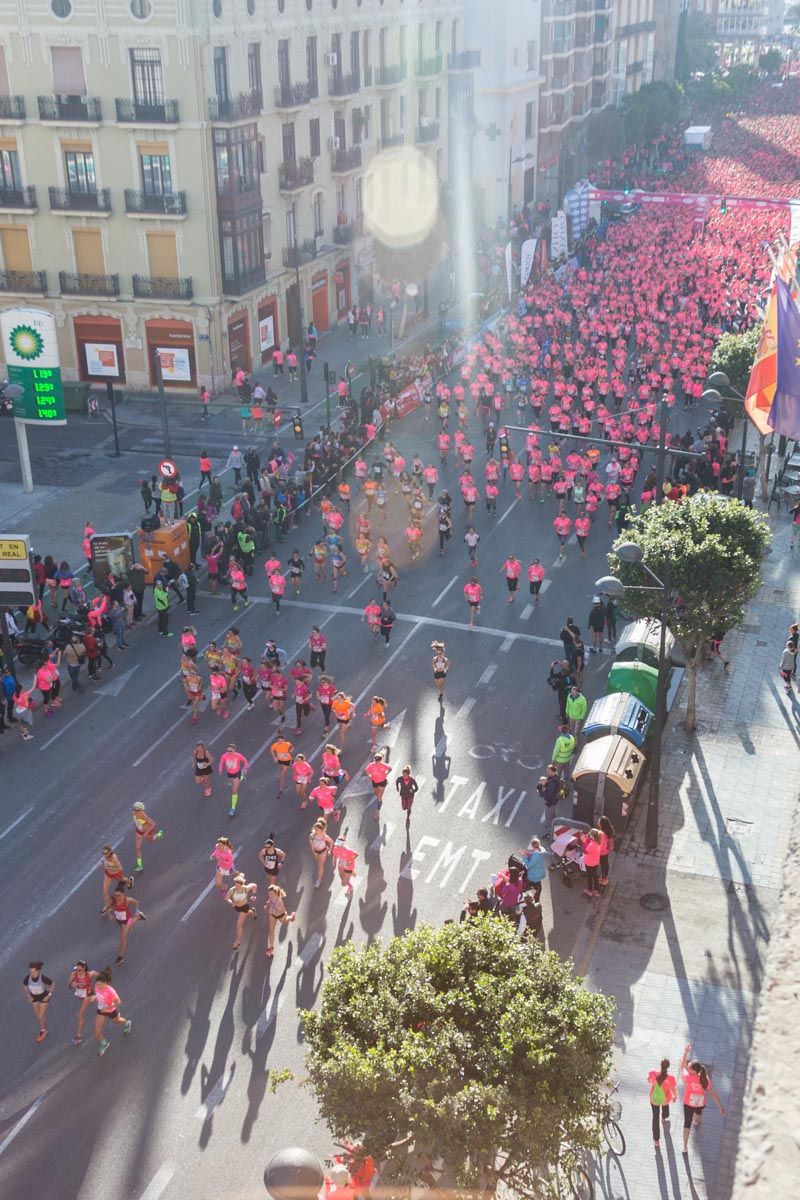 Carrera de la mujer Valencia 2018_ambiente salida