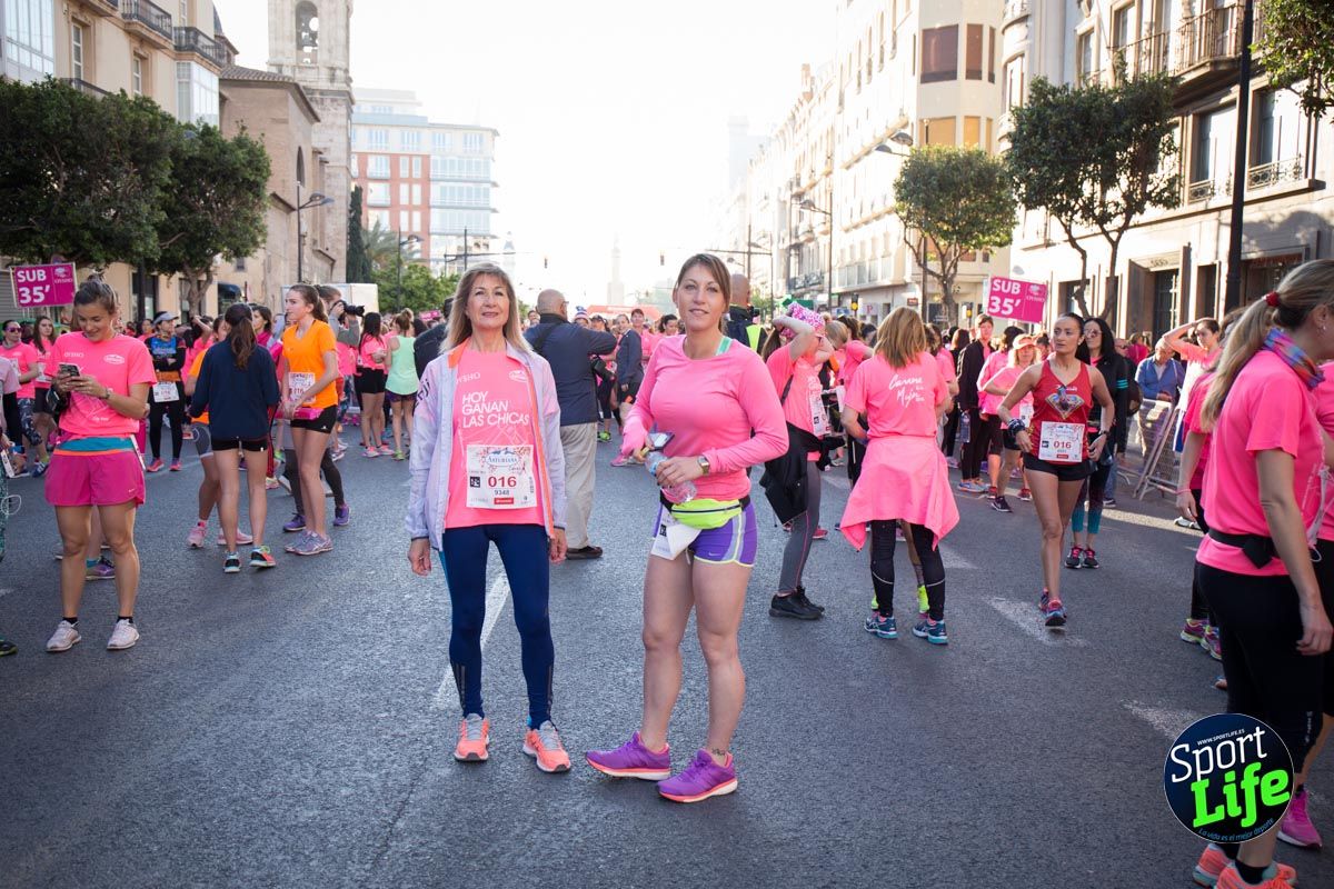 Carrera de la mujer Valencia 2018_ambiente salida
