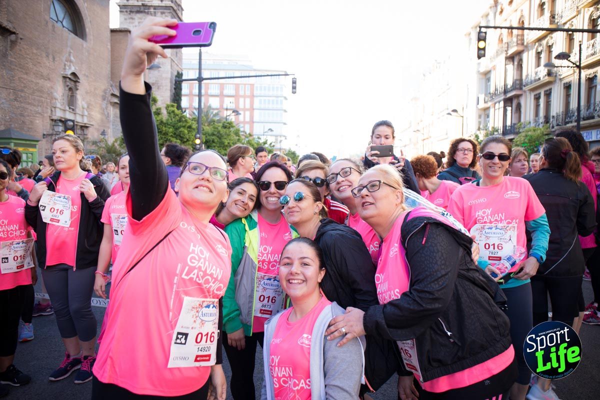 Carrera de la mujer Valencia 2018_ambiente salida