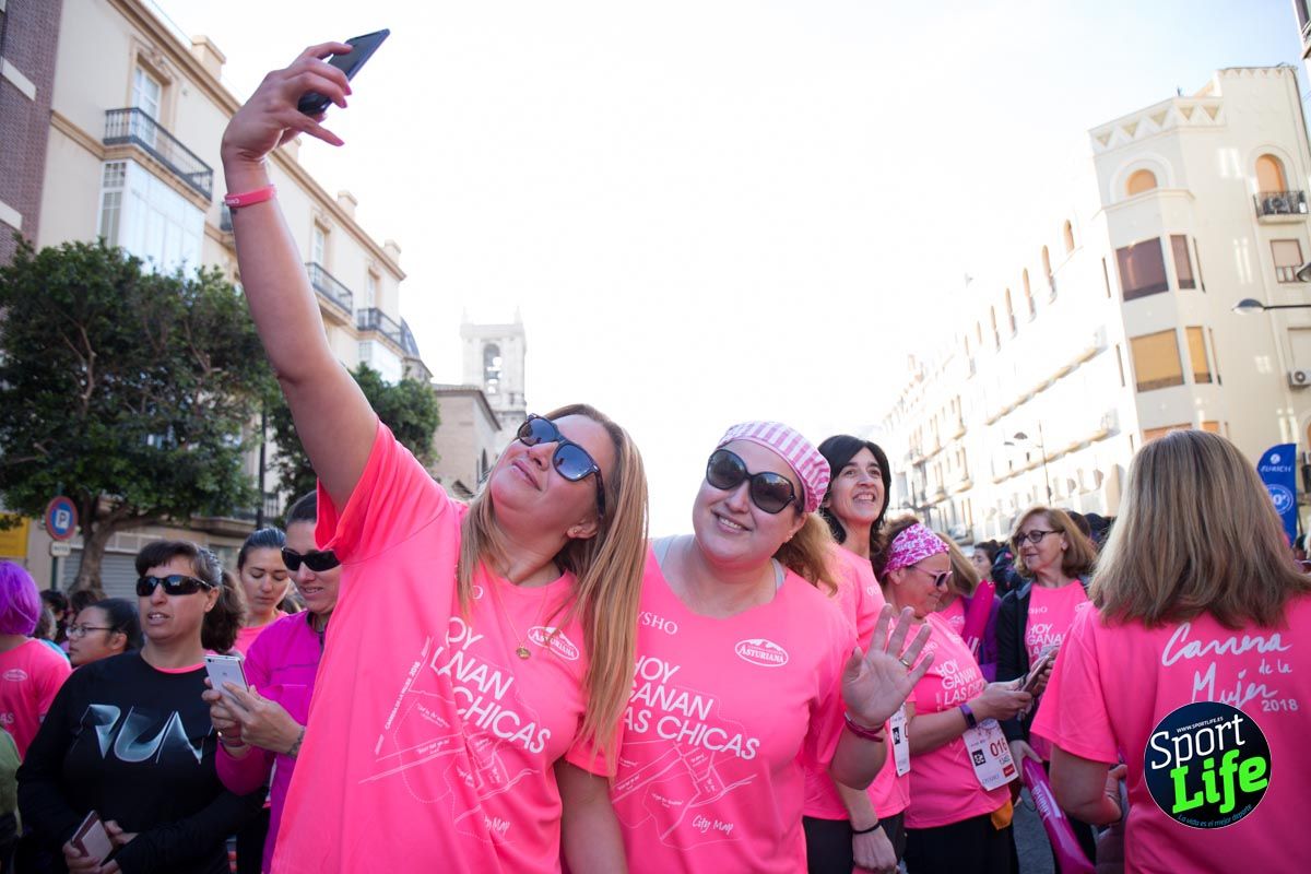 Carrera de la mujer Valencia 2018_ambiente salida
