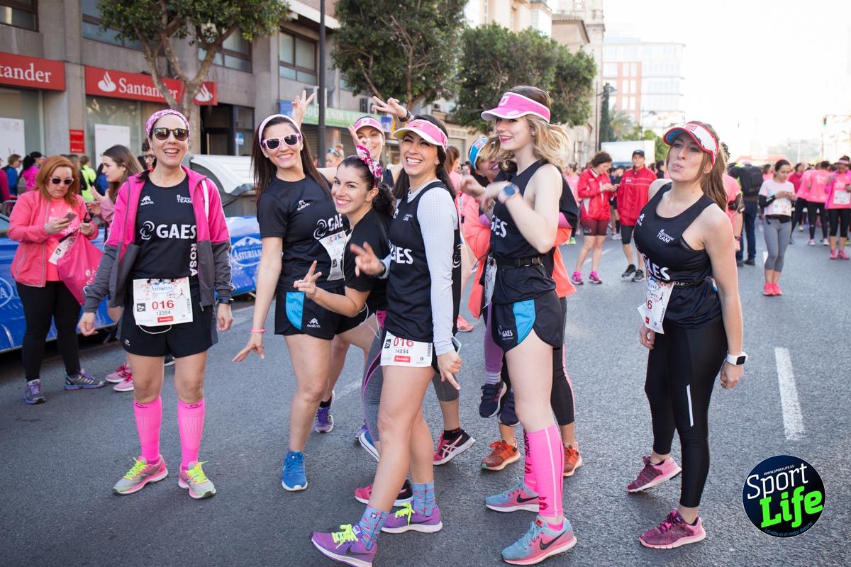 Carrera de la mujer Valencia 2018_ambiente salida