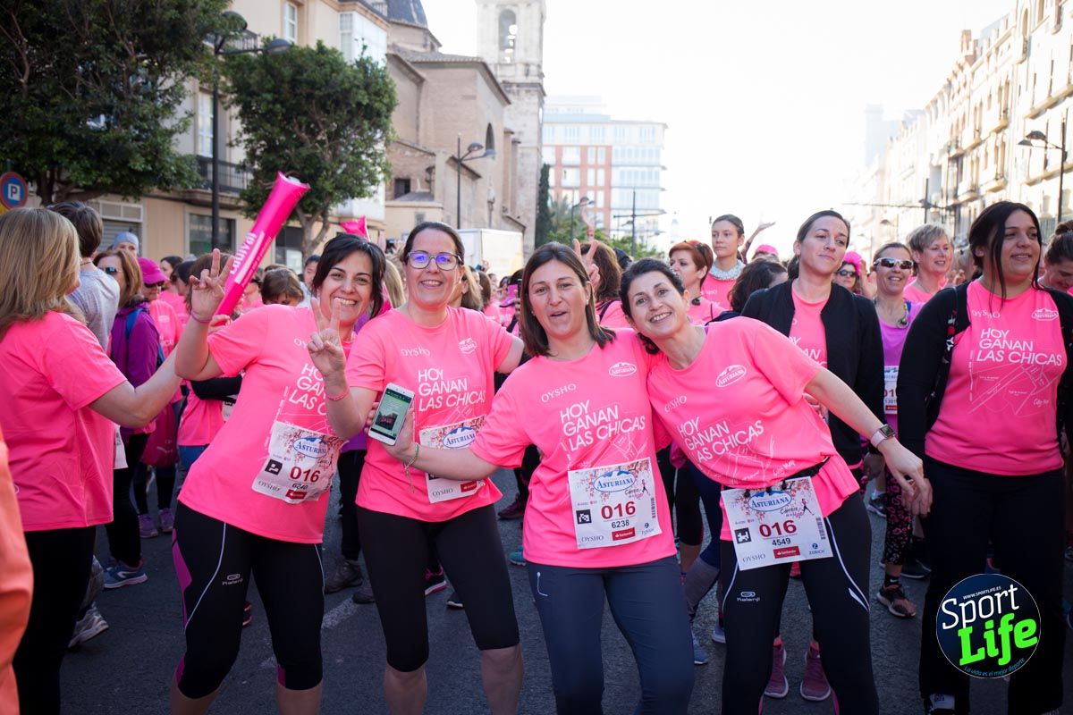 Carrera de la mujer Valencia 2018_ambiente salida