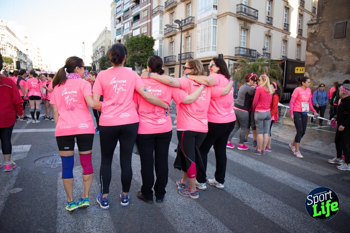 Carrera de la mujer Valencia 2018_ambiente salida
