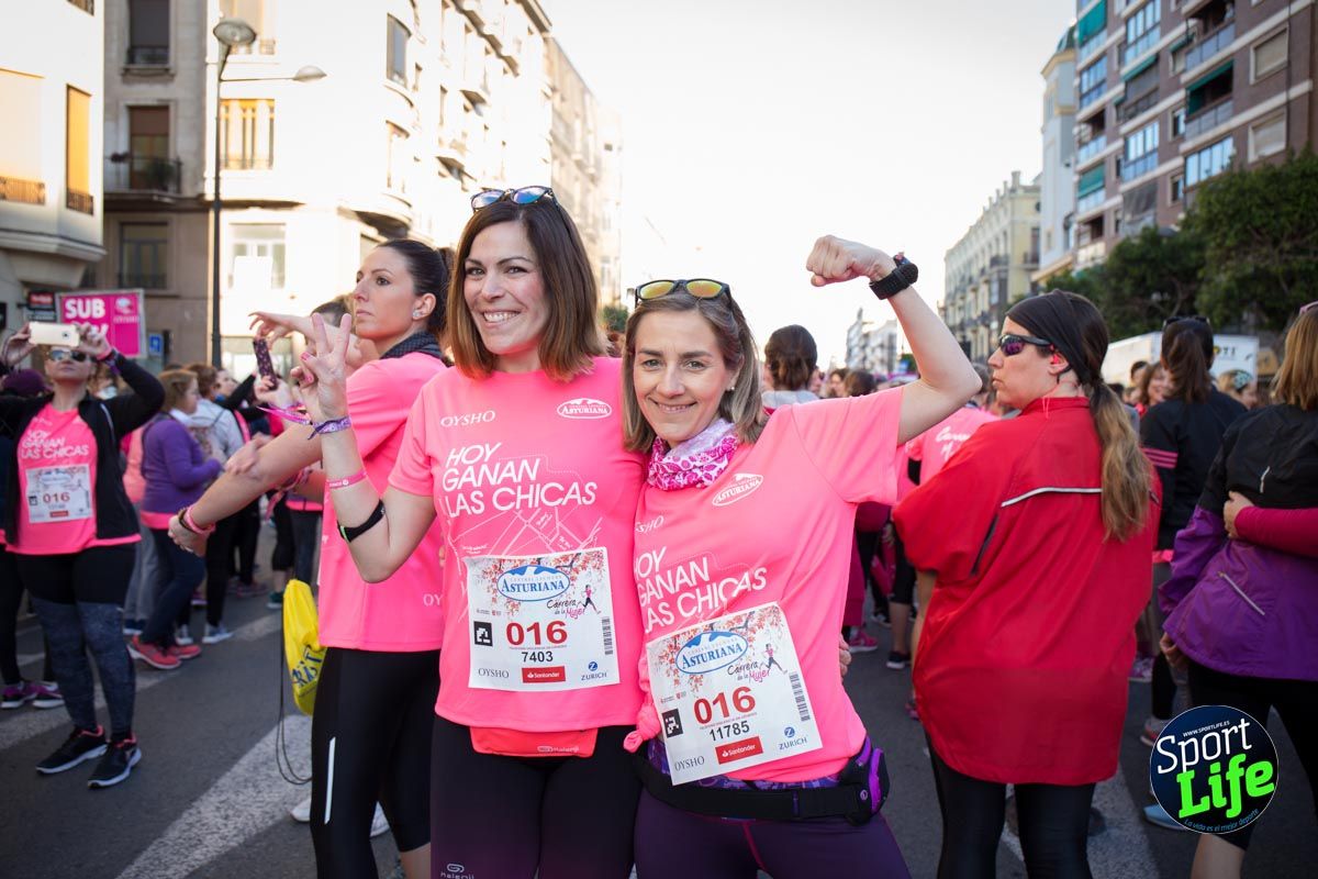 Carrera de la mujer Valencia 2018_ambiente salida