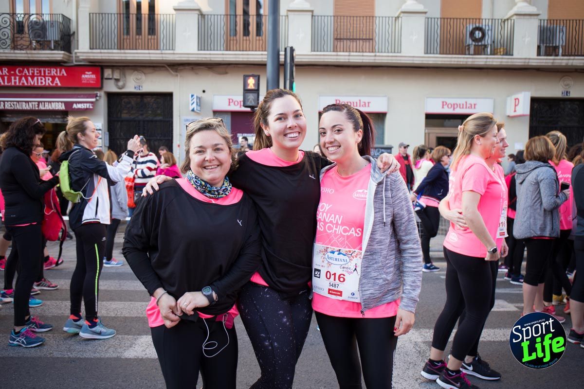 Carrera de la mujer Valencia 2018_ambiente salida