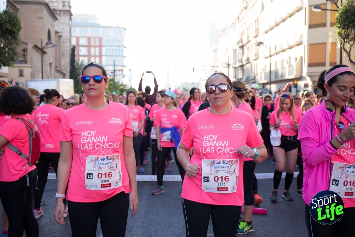 Carrera de la mujer Valencia 2018_ambiente salida