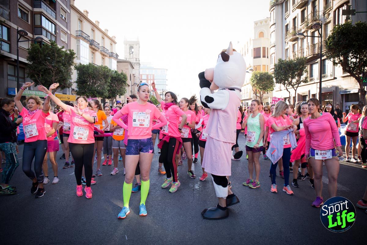 Carrera de la mujer Valencia 2018_ambiente salida