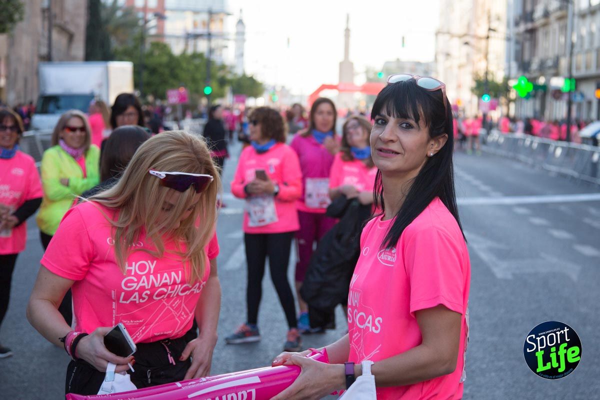 Carrera de la mujer Valencia 2018_ambiente salida