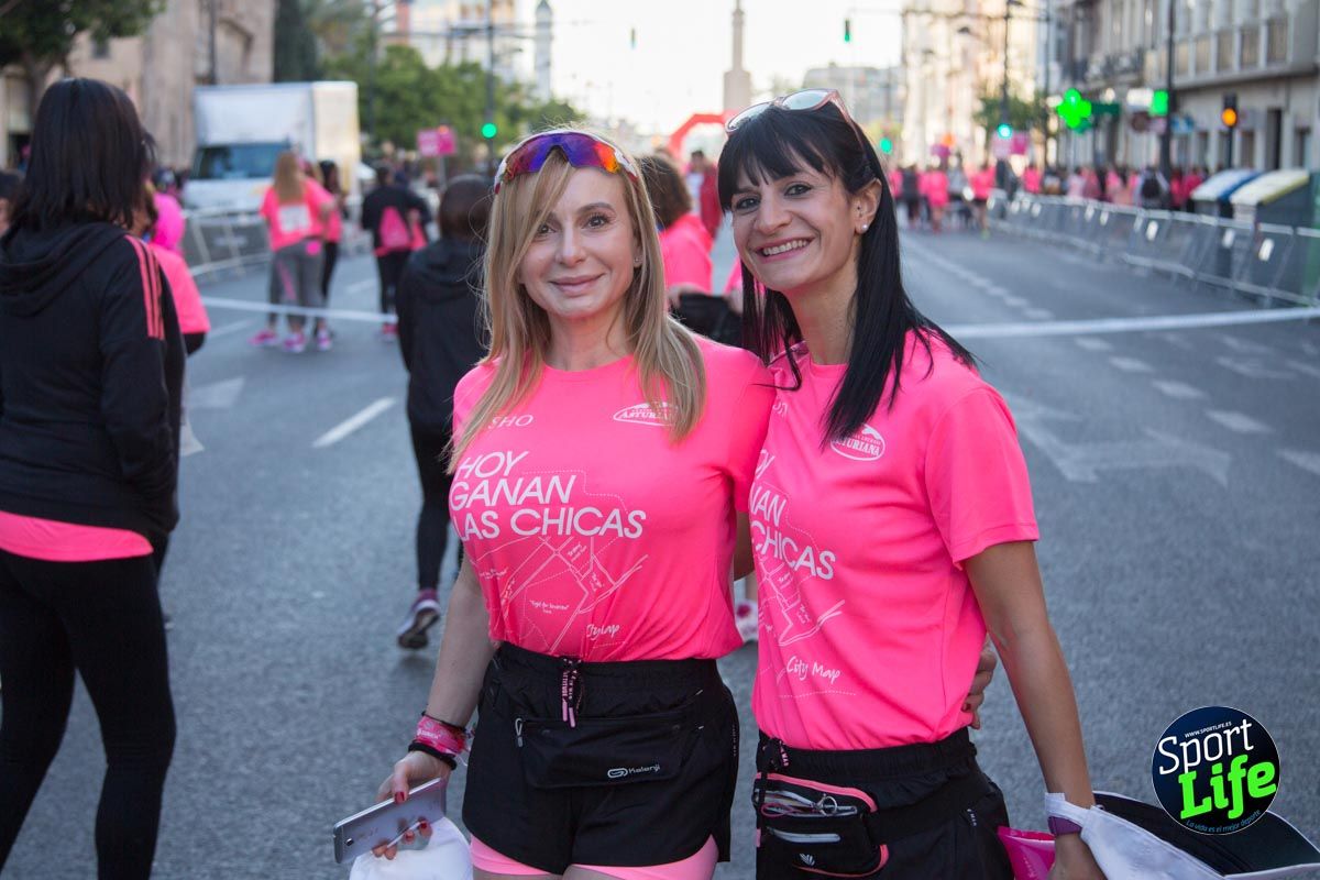 Carrera de la mujer Valencia 2018_ambiente salida