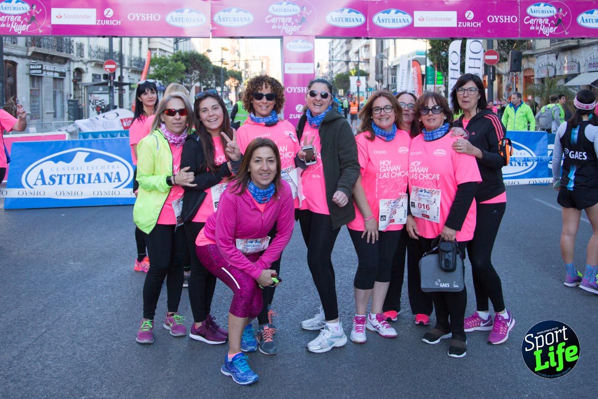 Carrera de la mujer Valencia 2018_ambiente salida