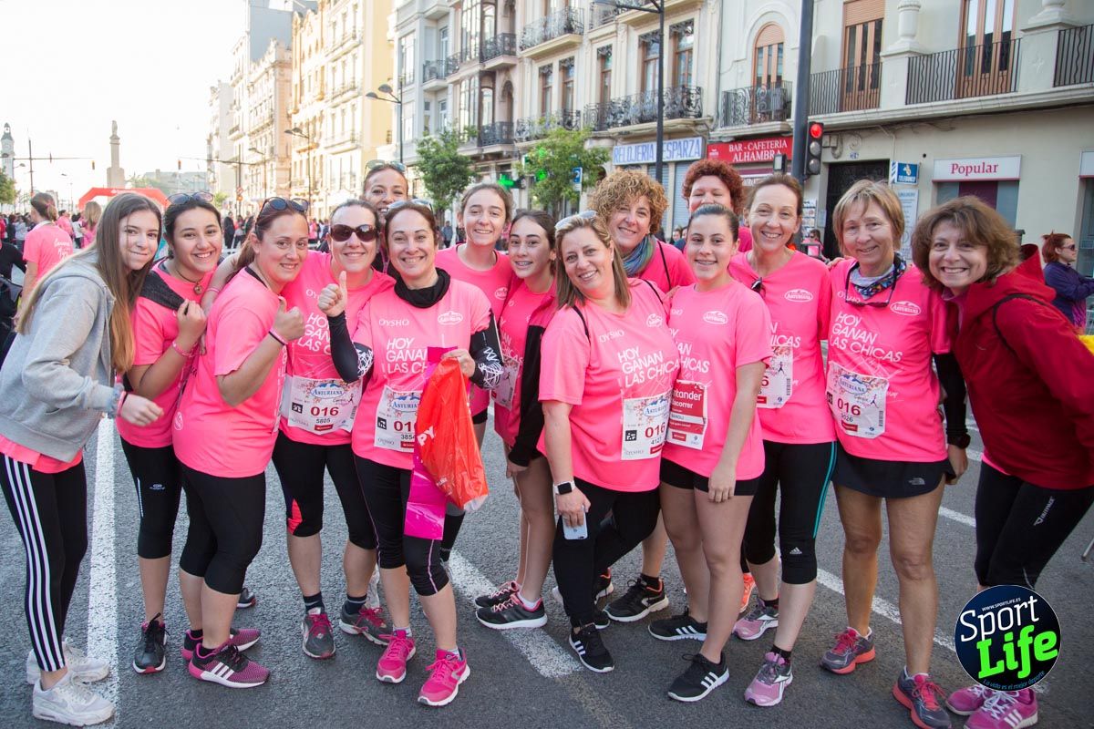 Carrera de la mujer Valencia 2018_ambiente salida