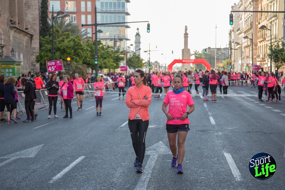 Carrera de la mujer Valencia 2018_ambiente salida