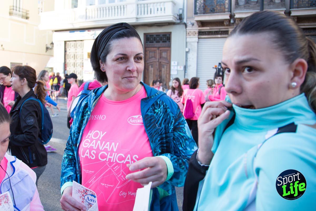 Carrera de la mujer Valencia 2018_ambiente salida