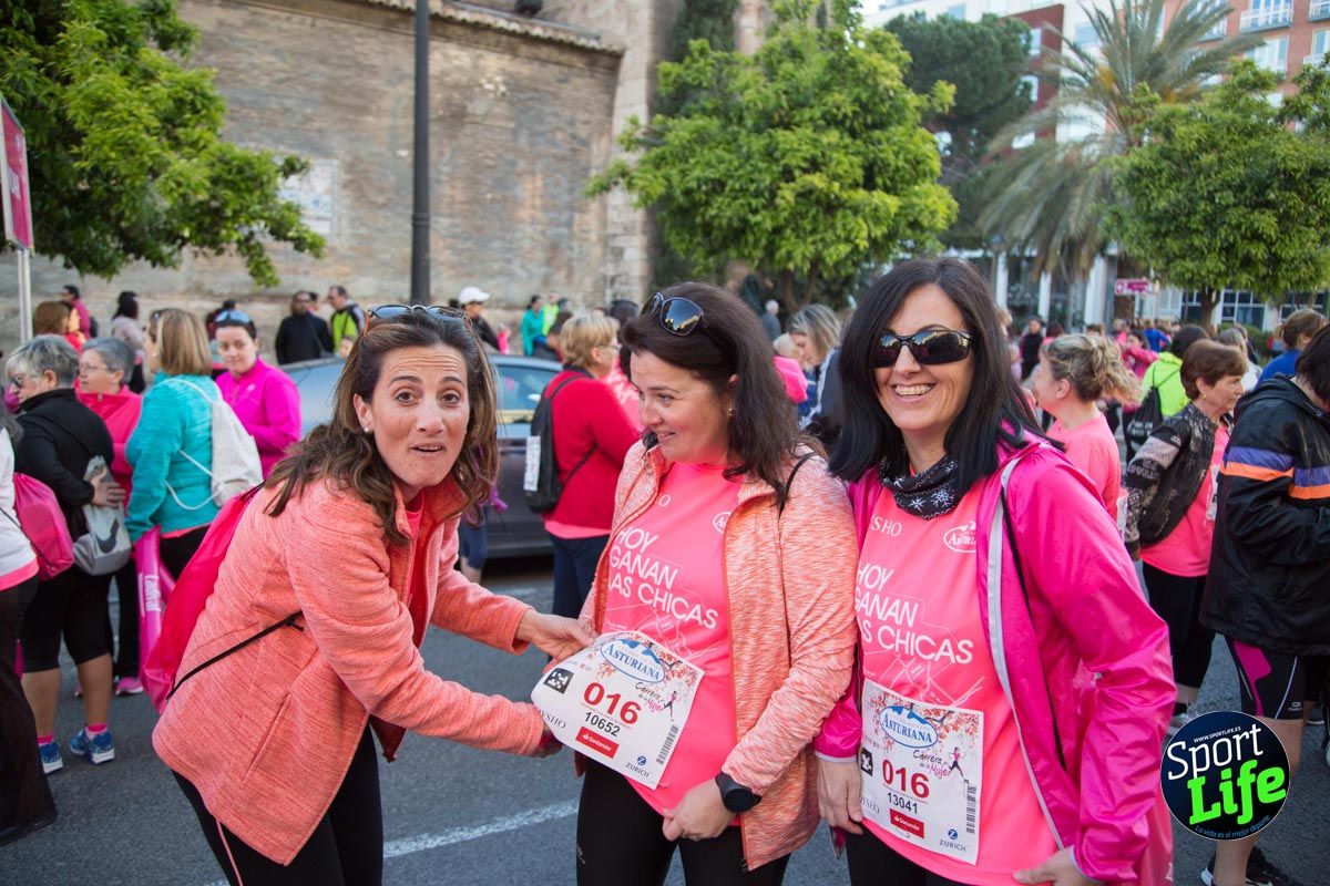 Carrera de la mujer Valencia 2018_ambiente salida