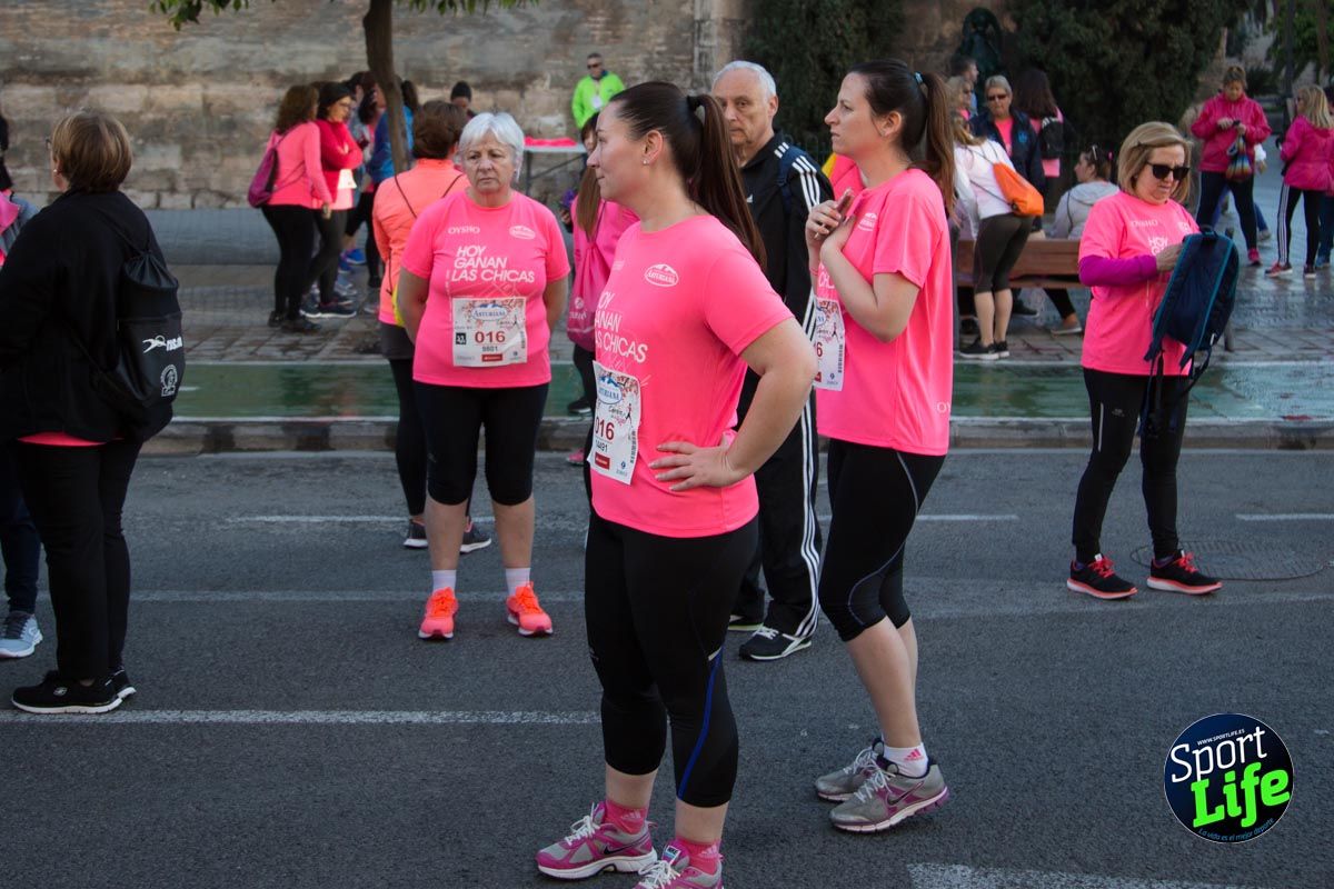 Carrera de la mujer Valencia 2018_ambiente salida