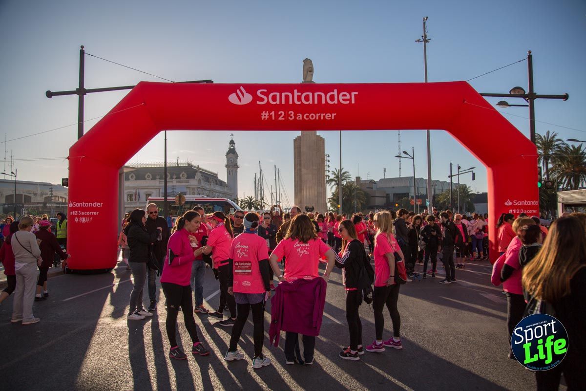 Carrera de la mujer Valencia 2018_ambiente salida