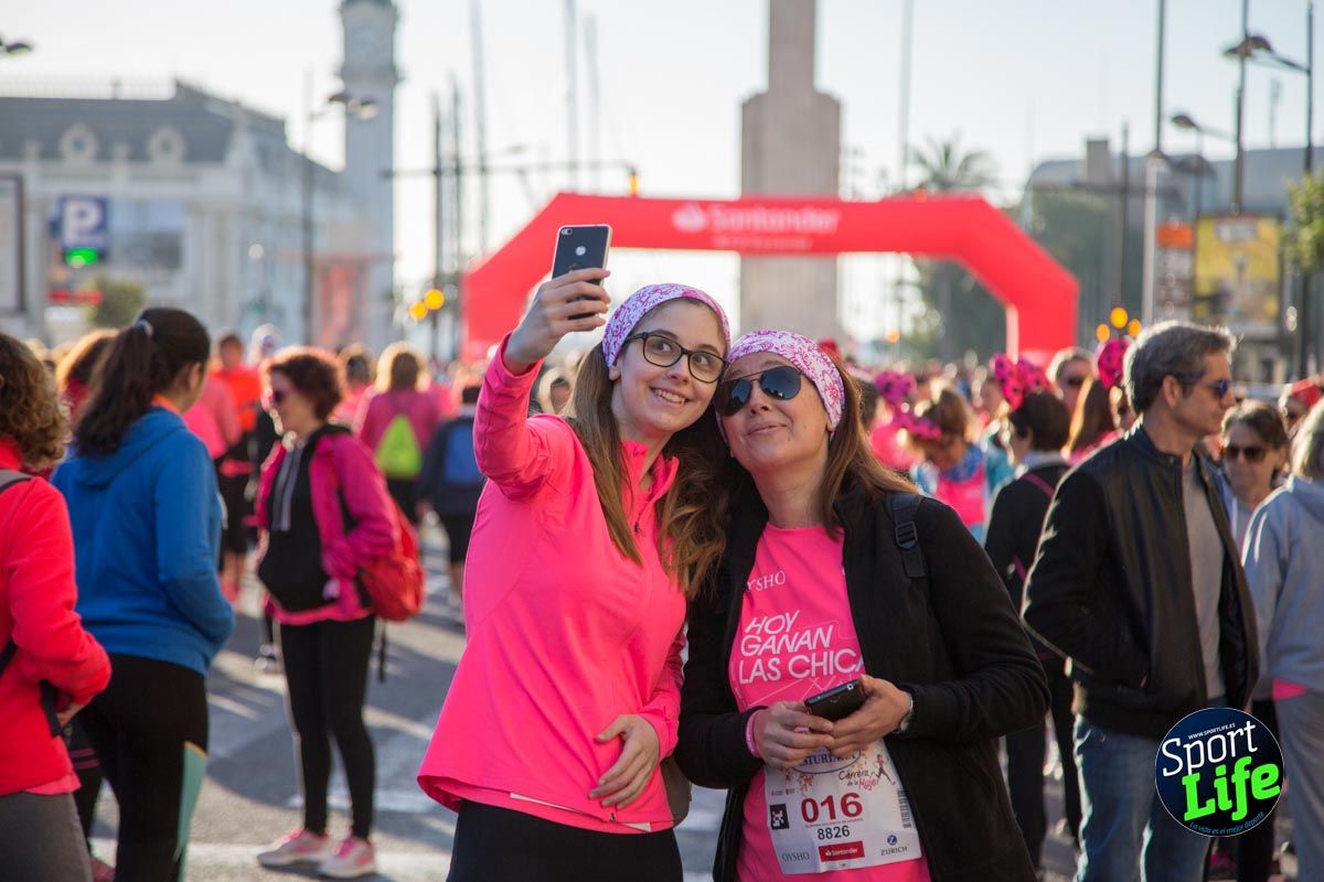 Carrera de la mujer Valencia 2018_ambiente salida