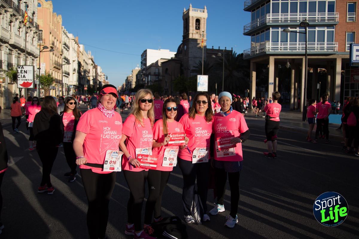 Carrera de la mujer Valencia 2018_ambiente salida