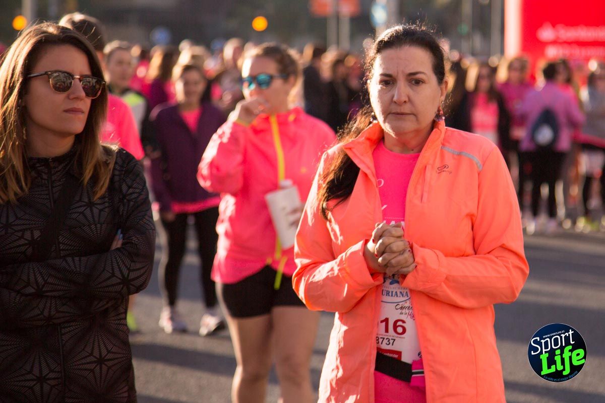 Carrera de la mujer Valencia 2018_ambiente salida