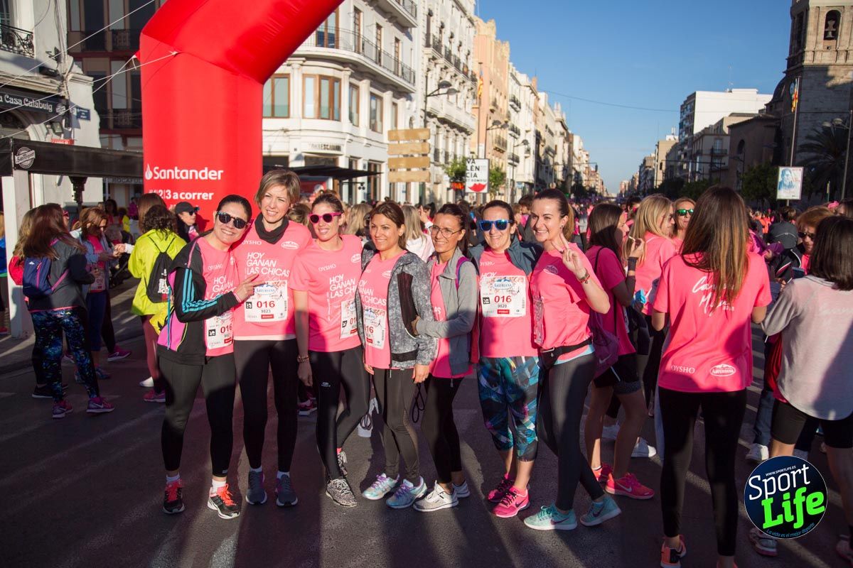 Carrera de la mujer Valencia 2018_ambiente salida