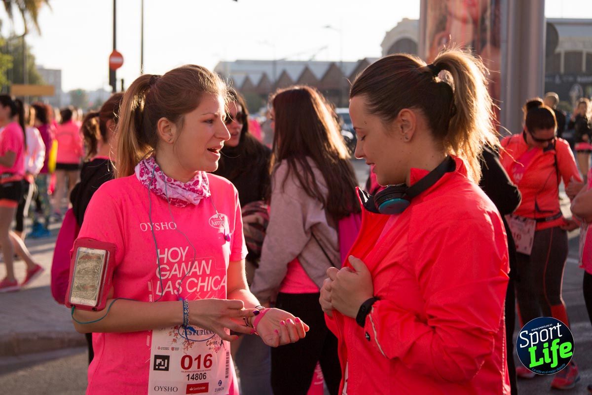 Carrera de la mujer Valencia 2018_ambiente salida