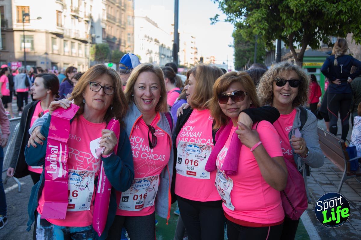 Carrera de la mujer Valencia 2018_ambiente salida