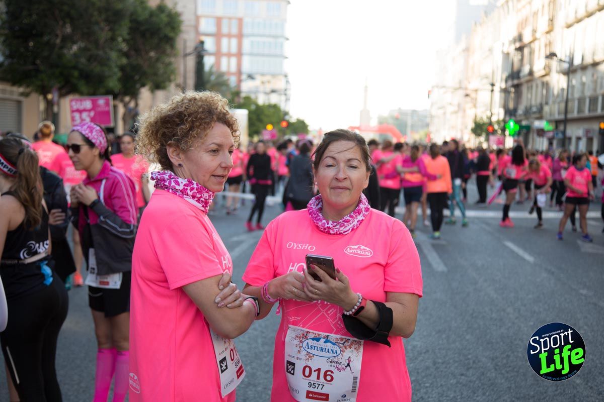 Carrera de la mujer Valencia 2018_ambiente salida