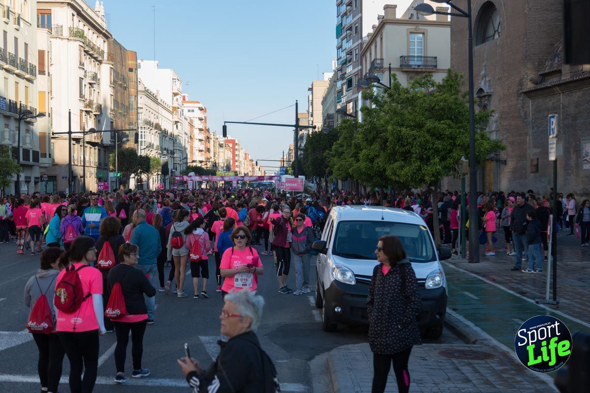 Carrera de la mujer Valencia 2018_ambiente salida