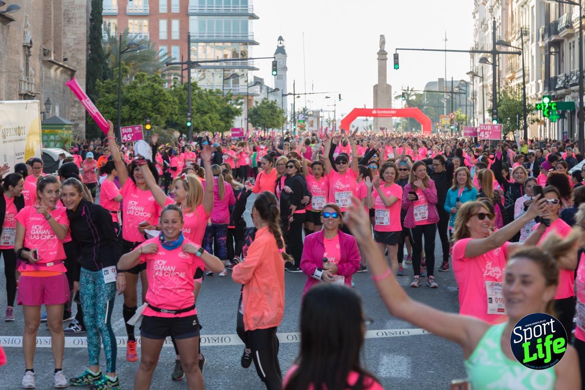Carrera de la mujer Valencia 2018_ambiente salida