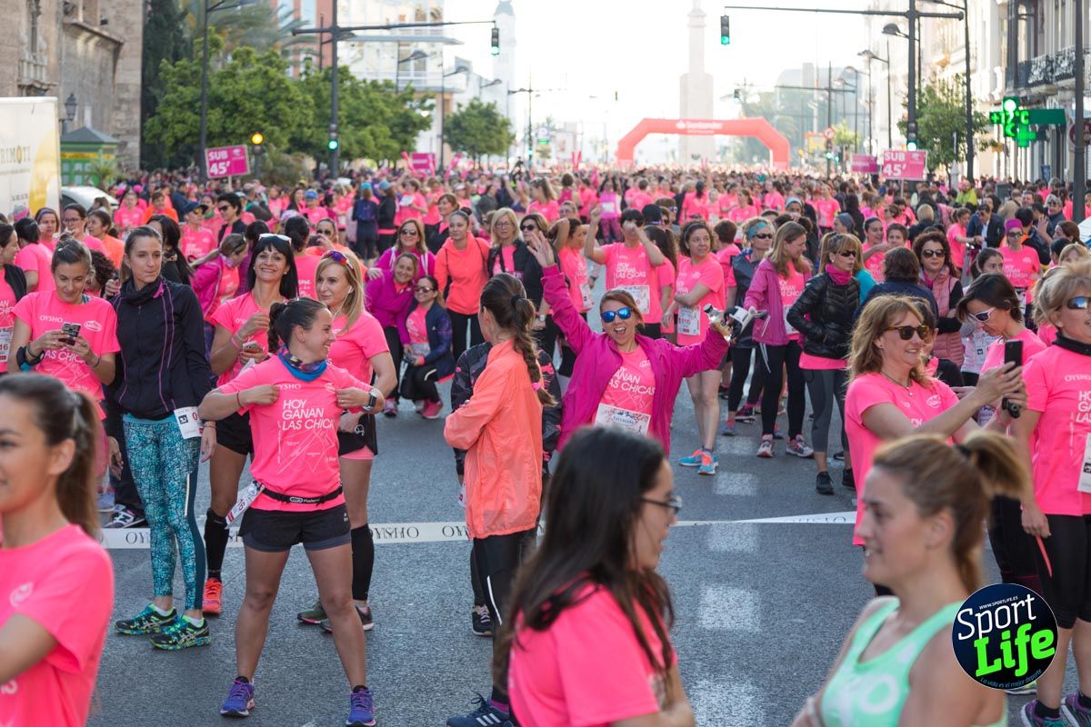 Carrera de la mujer Valencia 2018_ambiente salida