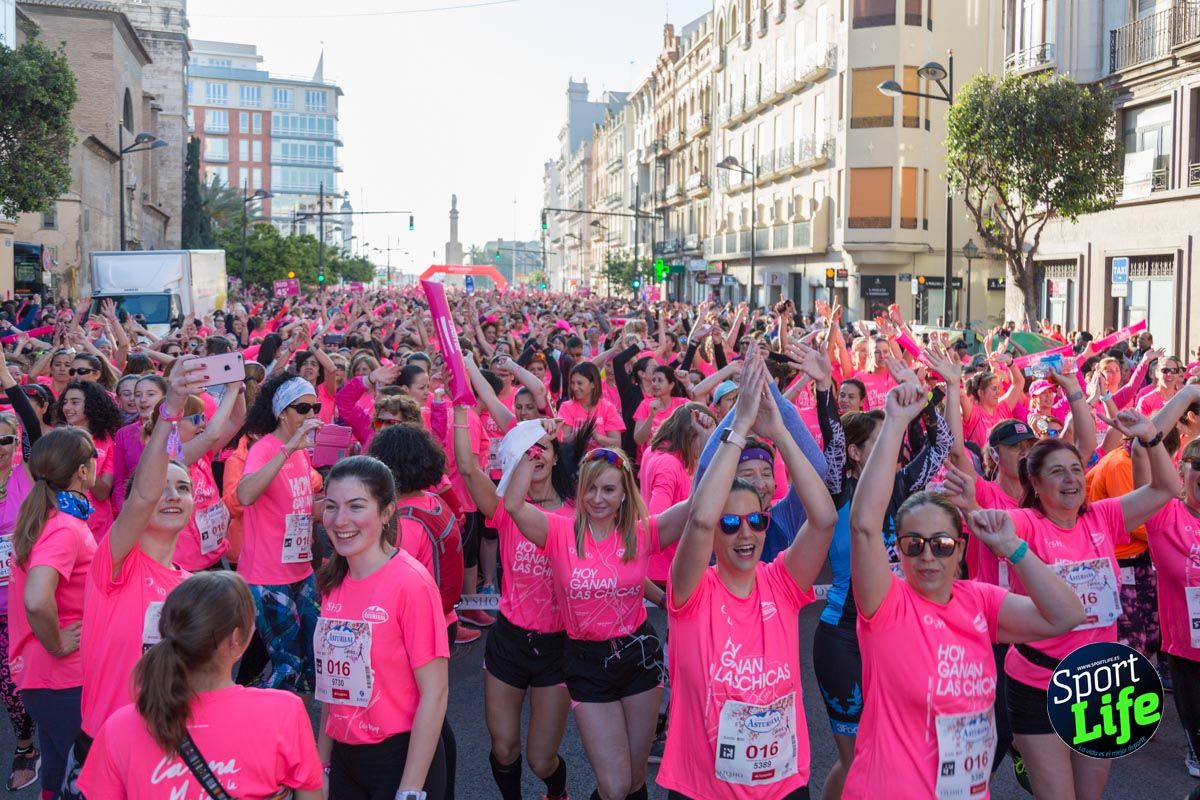 Carrera de la mujer Valencia 2018_ambiente salida