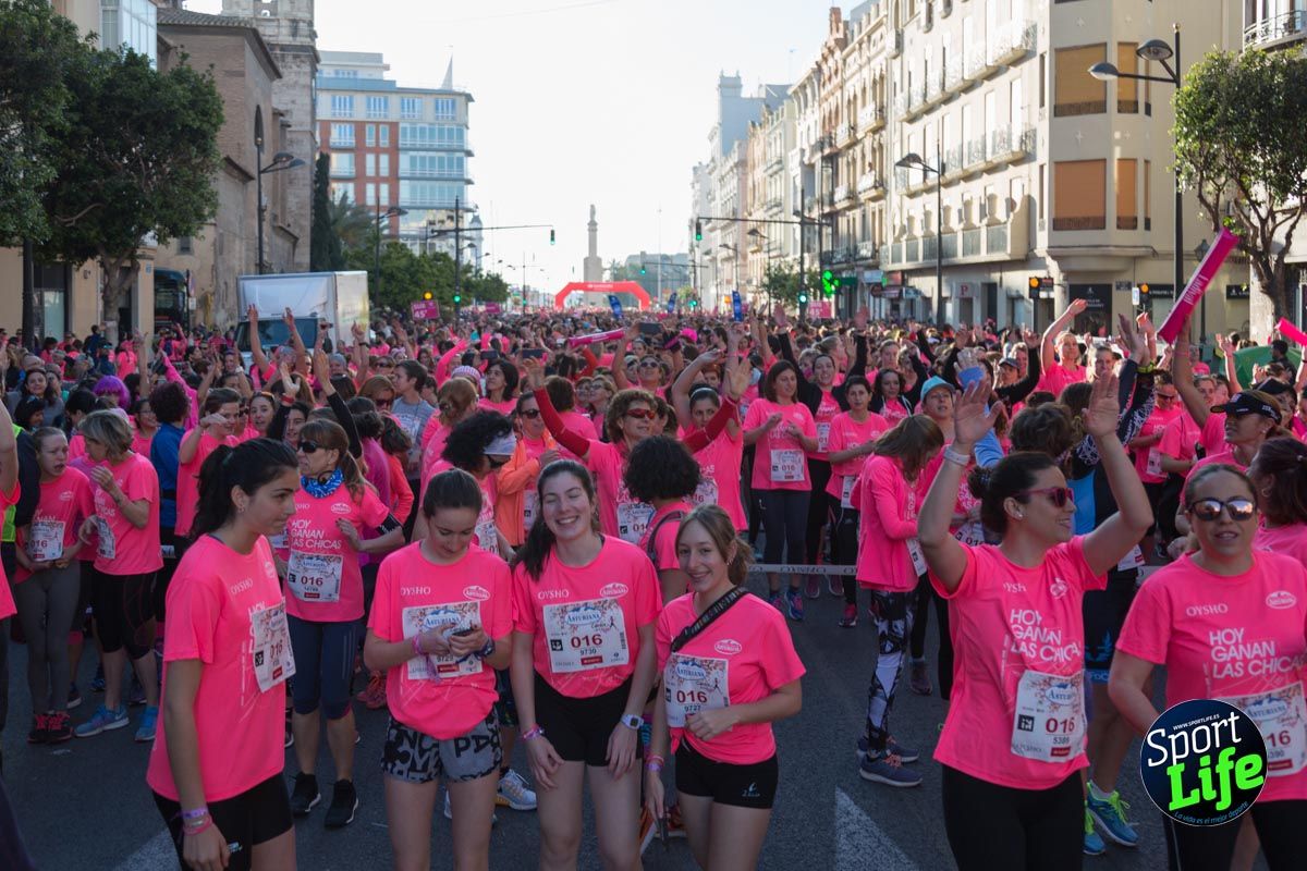 Carrera de la mujer Valencia 2018_ambiente salida