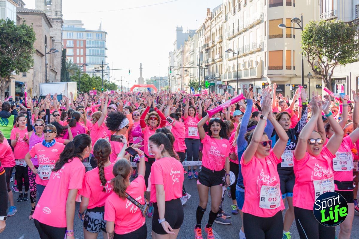 Carrera de la mujer Valencia 2018_ambiente salida