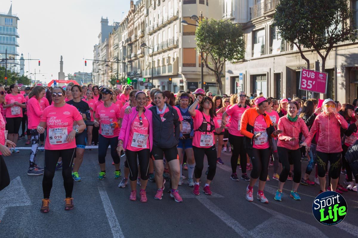 Carrera de la mujer Valencia 2018_ambiente salida