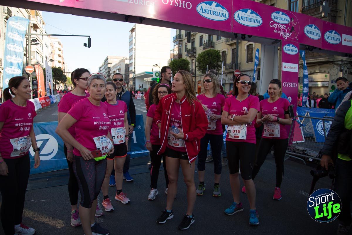 Carrera de la mujer Valencia 2018_ambiente salida