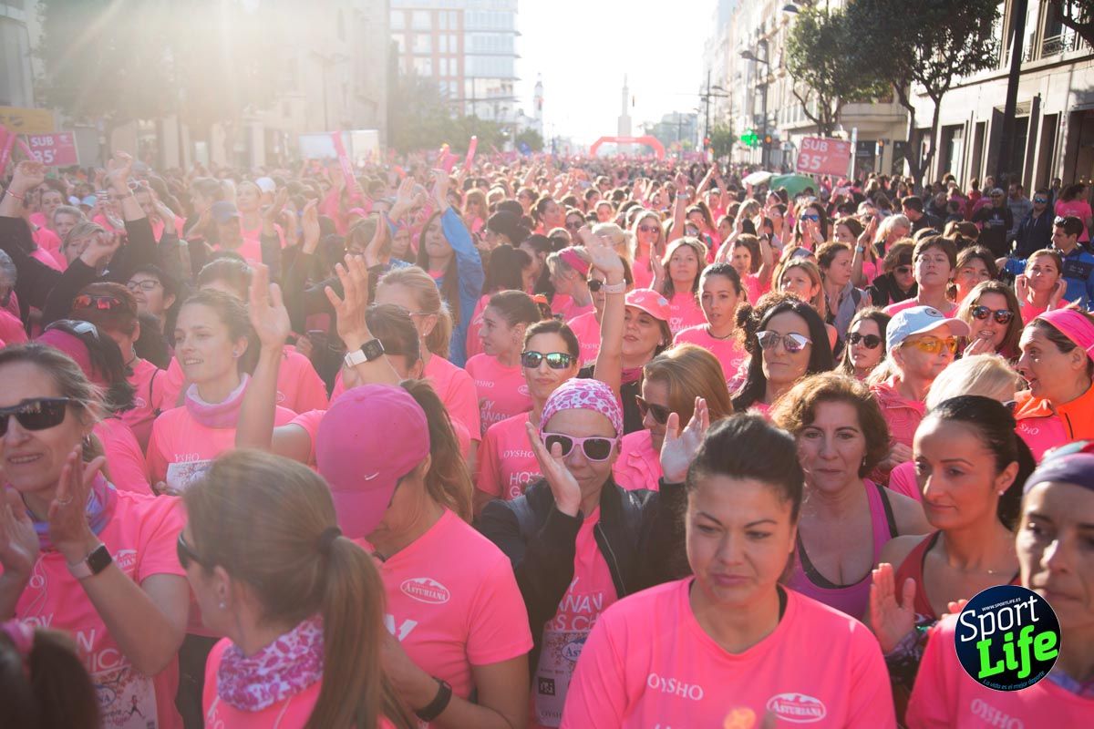Carrera de la mujer Valencia 2018_ambiente salida