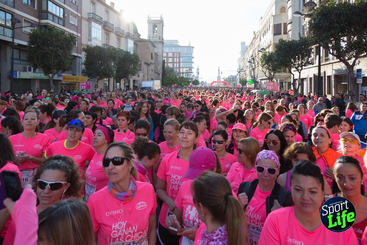 Carrera de la mujer Valencia 2018_ambiente salida