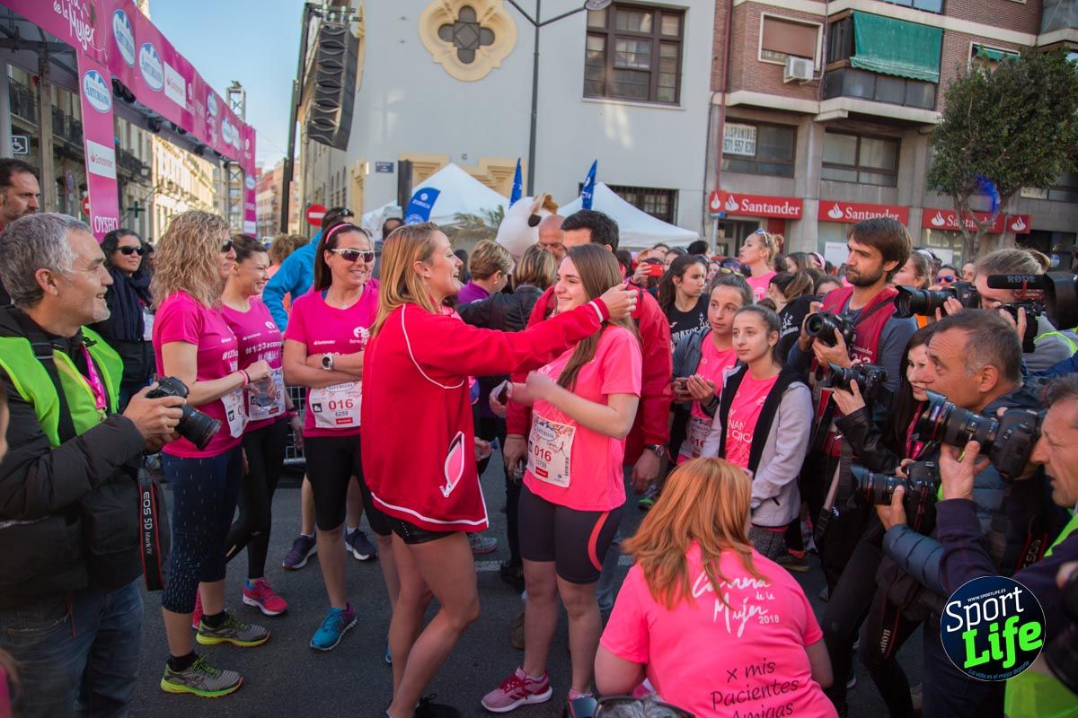 Carrera de la mujer Valencia 2018_ambiente salida