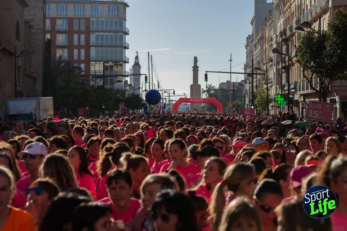 Carrera de la mujer Valencia 2018_ambiente salida