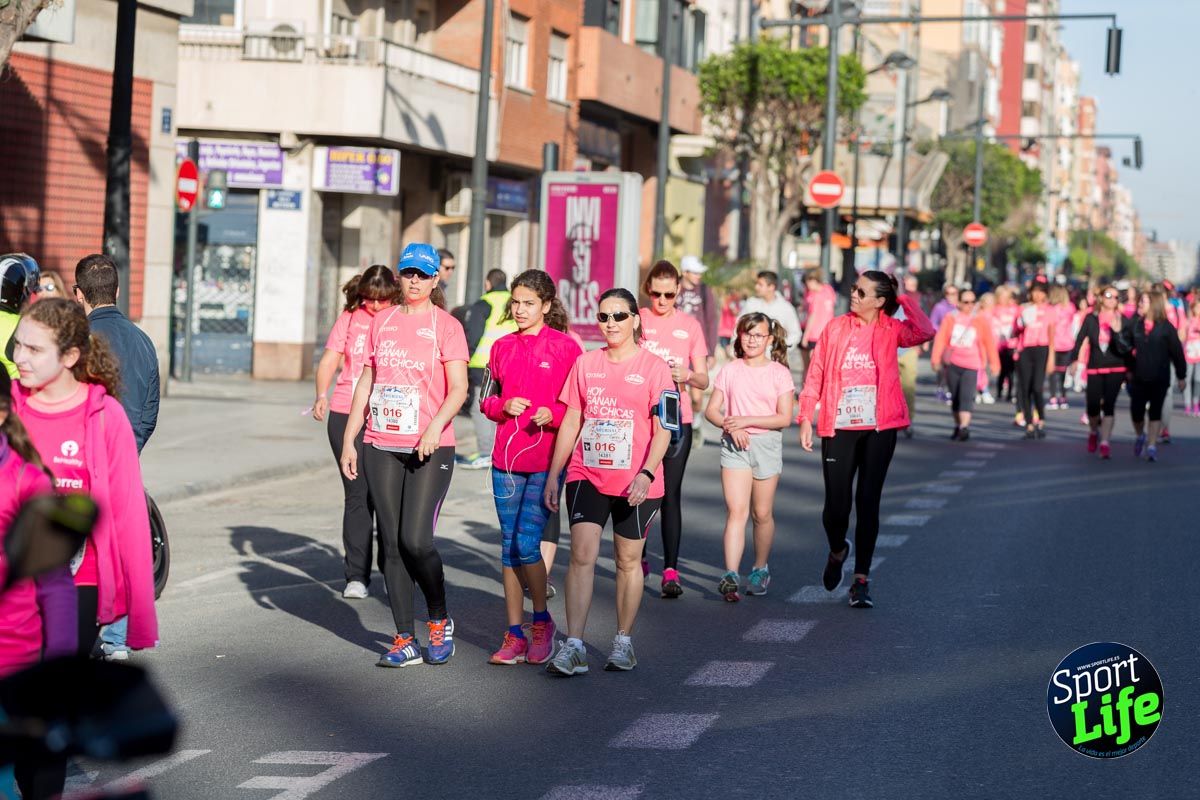 Carrera de la mujer Valencia 2018_ambiente salida
