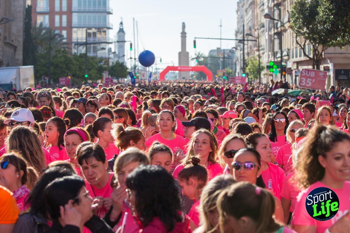 Carrera de la mujer Valencia 2018_ambiente salida