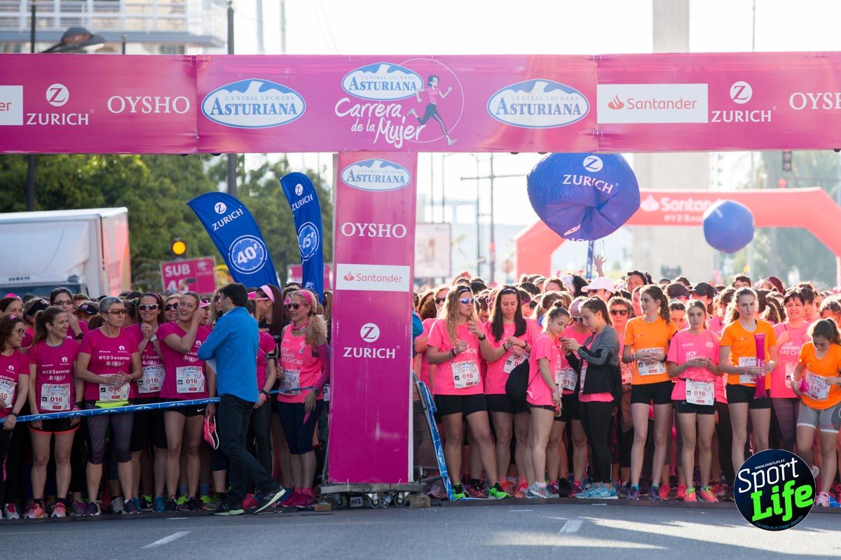 Carrera de la mujer Valencia 2018_ambiente salida
