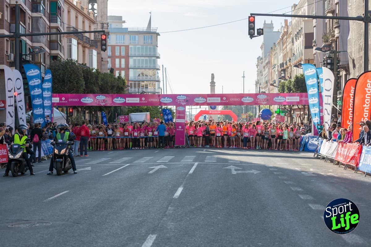 Carrera de la mujer Valencia 2018_ambiente salida