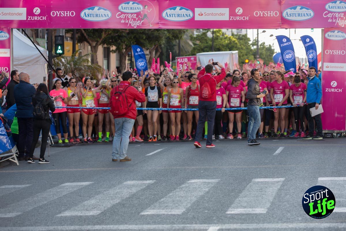 Carrera de la mujer Valencia 2018_ambiente salida