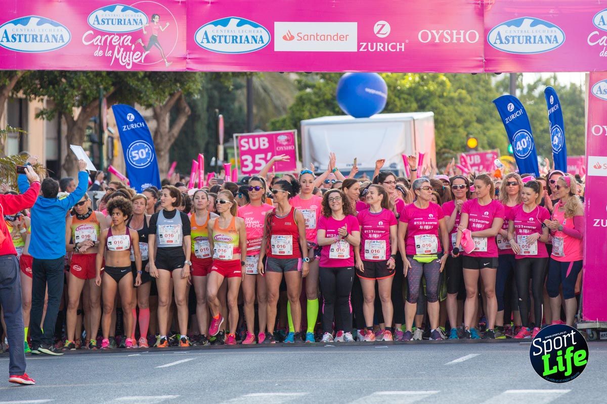 Carrera de la mujer Valencia 2018_ambiente salida