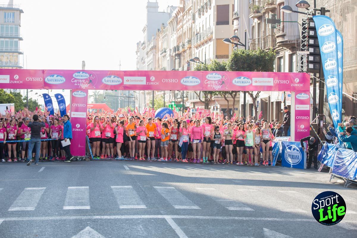 Carrera de la mujer Valencia 2018_ambiente salida