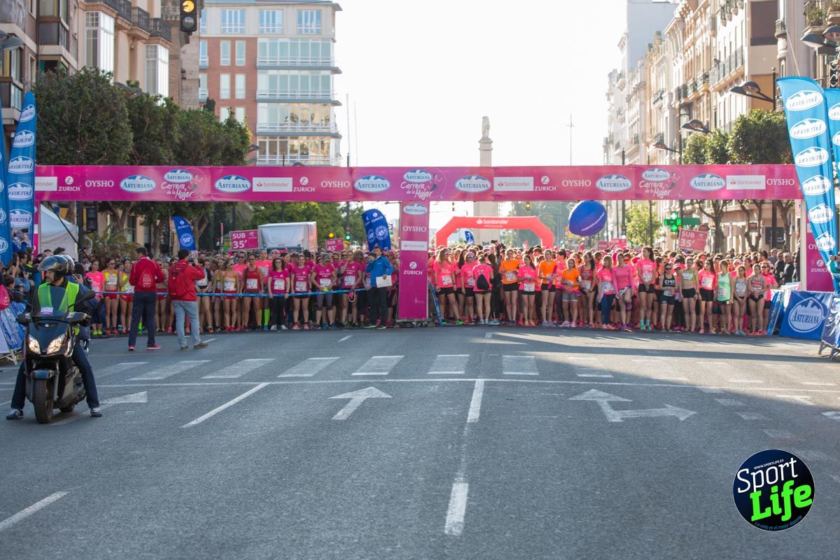 Carrera de la mujer Valencia 2018_ambiente salida