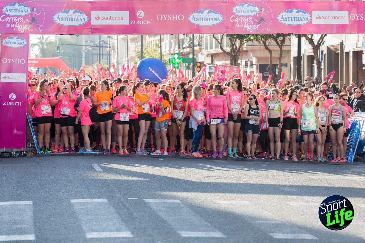 Carrera de la mujer Valencia 2018_ambiente salida